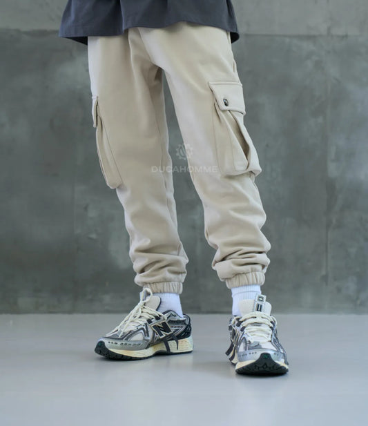 Pantalone cargo cotone