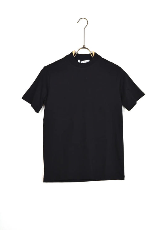 T-shirt tinta unita collo alto