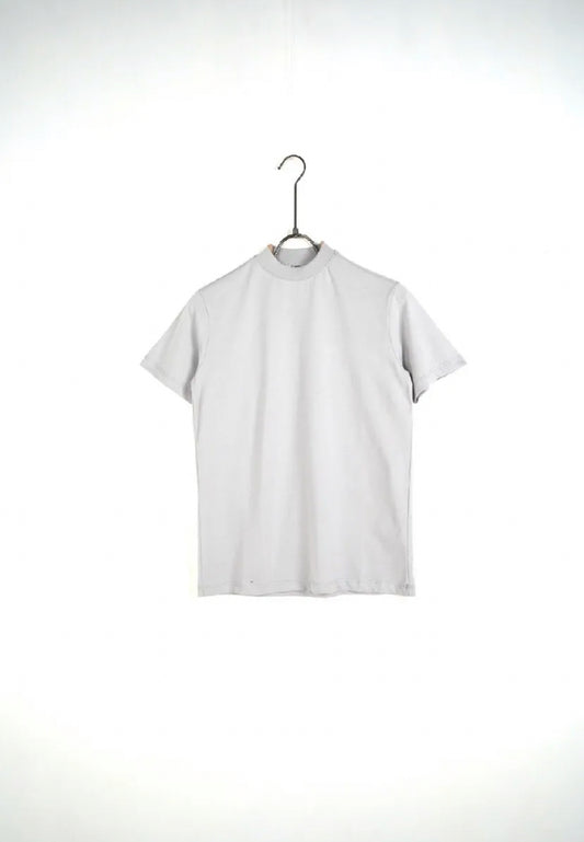 T-shirt tinta unita collo alto