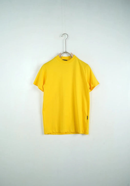 T-shirt tinta unita collo alto