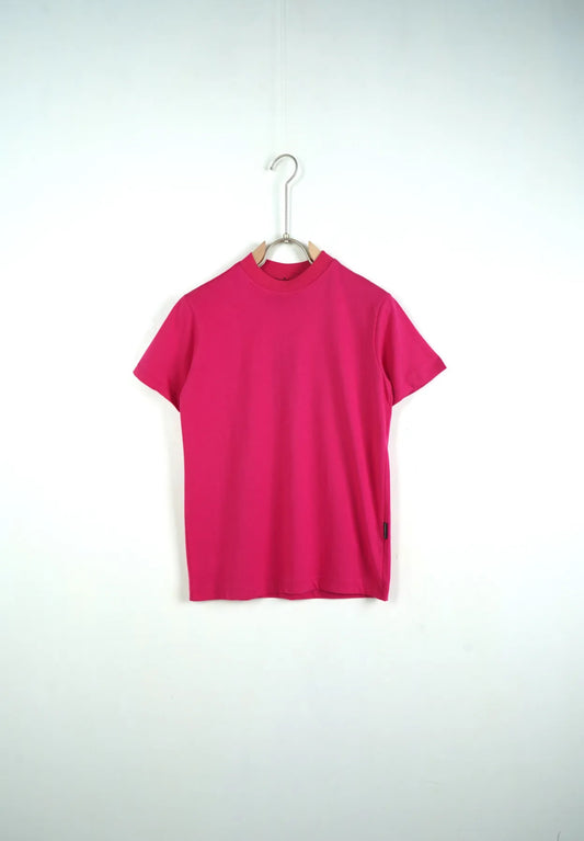 T-shirt tinta unita collo alto