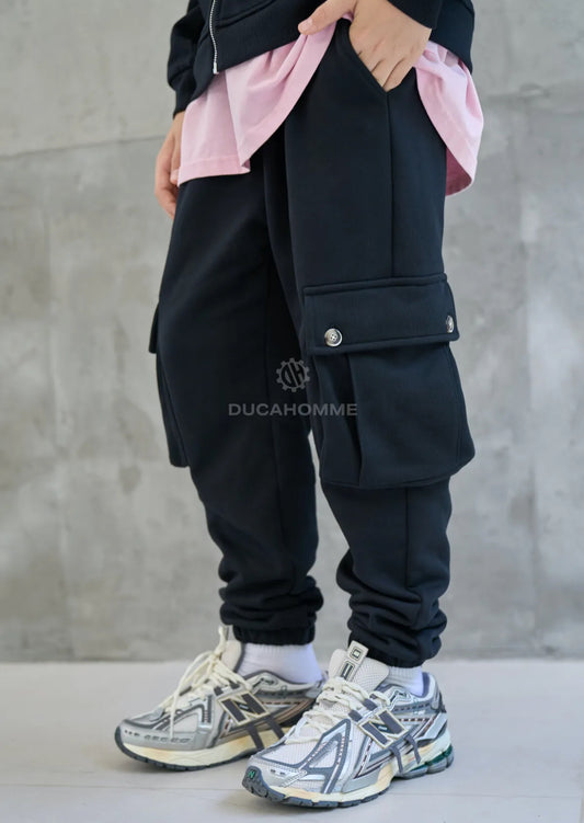 Pantalone cargo cotone