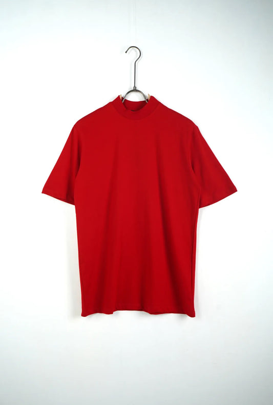 T-shirt tinta unita collo alto