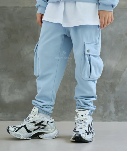 Pantalone cargo cotone