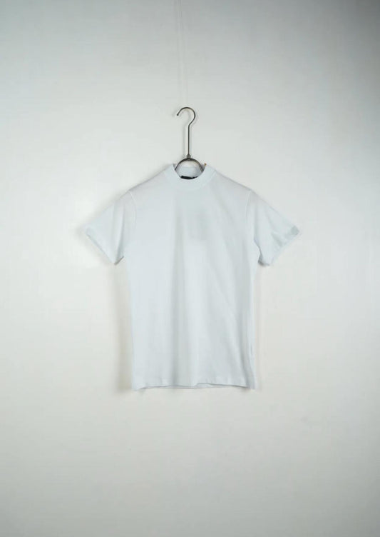 T-shirt tinta unita collo alto